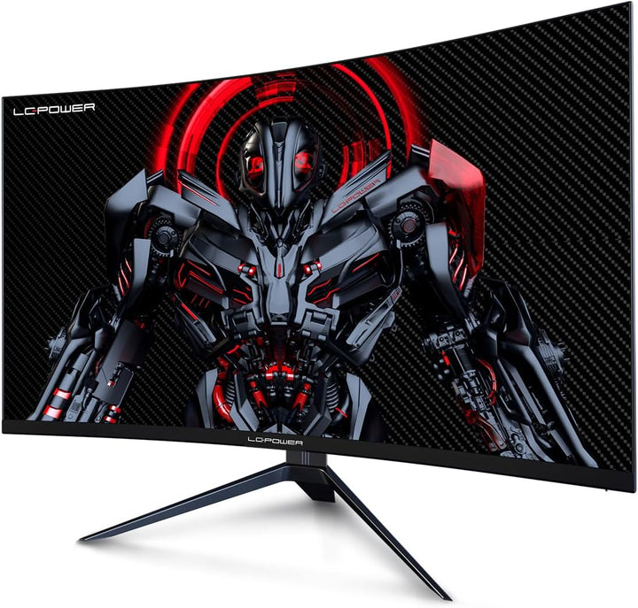 LC-POWER 27 Zoll FHD Gaming Monitor 165Hz 1920x1080, 1500R, FreeSync, HDR Ready, DP&HDMI,1ms, LC-M27