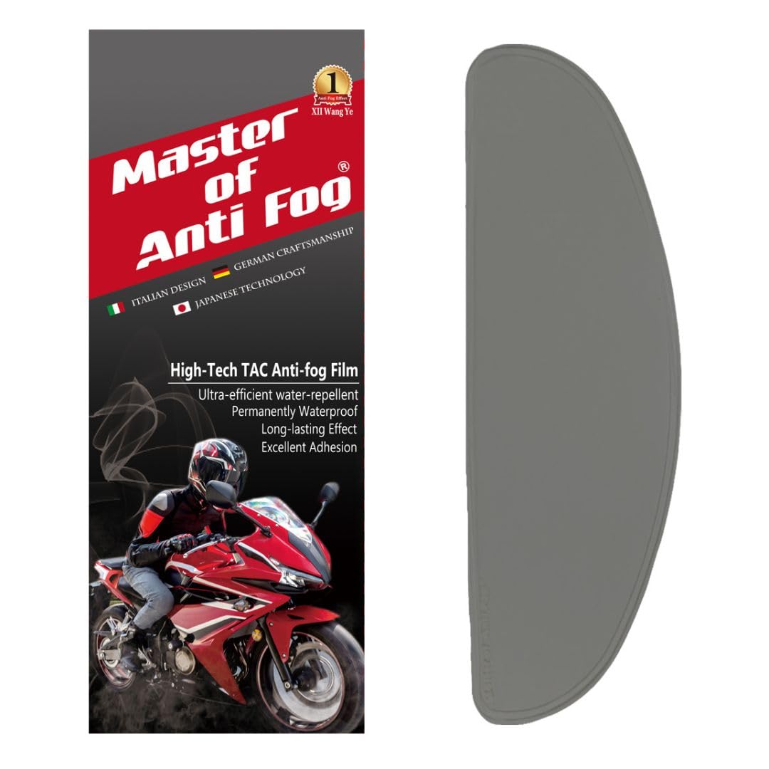 XII WY Motorradhelm Antibeschlagfolie hoher Kontrast, Motorradhelm-Visier, universeller Visierschutz