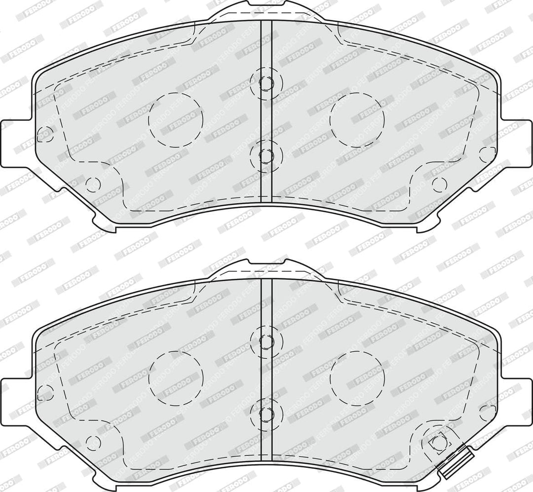 Ferodo FDB4074 PREMIER Bremsbelagsatz, Scheibenbremse - (4-teilig) - (4 Stück)