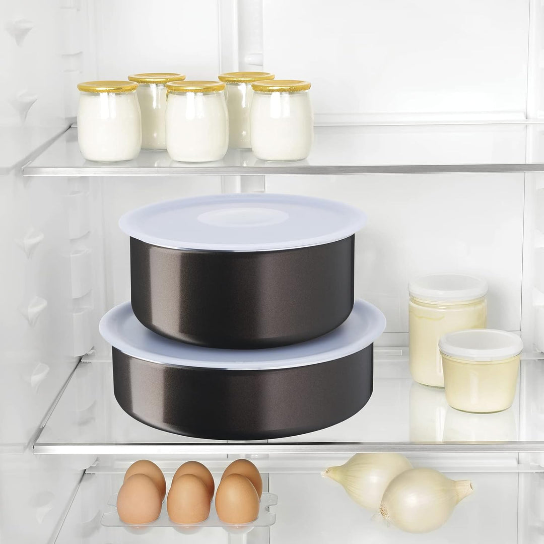 Tefal Ingenio Easy Plus Pfannen-Set, 24/28 cm, abnehmbarer Griff, stapelbar, Antihaftbeschichtung, f