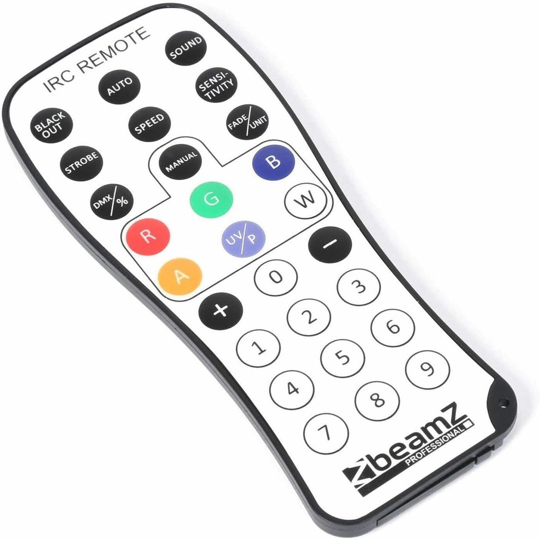 BeamZ SlimPar30 - LED PAR Scheinwerfer - 6x 3 Watt - DJ Licht mit Fernbedienung - Discolicht Partyli