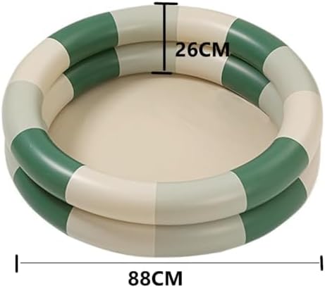 Aufblasbarer Pool Baby Retro Blow Up Swimming Pool Familie Niedlicher Stil Verdickter Wasserpool (Gr