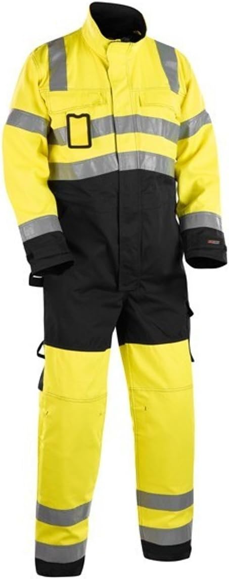 Blaklader 63731804 INSGESAMT HOHE VISIBILITÄT, Gelb/Marine, grootte C46 High Vis Gelb/Maroon Blau C4