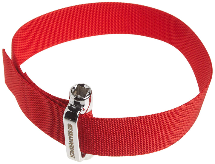 GEARWRENCH 3/8 Zoll & 1/2 Zoll Antrieb Heavy Duty Ölfilter Strap Wrench, 3529D, Rot HD-Gurtschlüssel