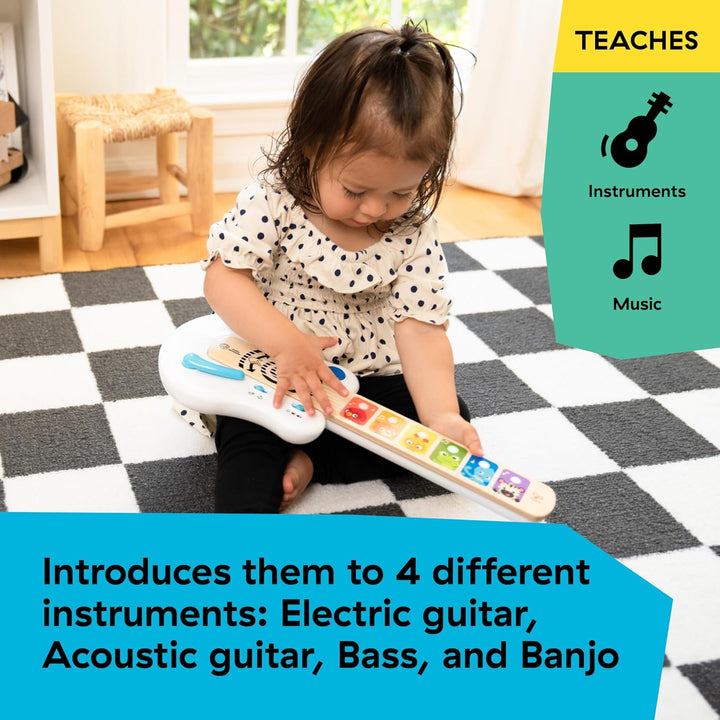Baby Einstein, Hape, Strum Along Songs Magic Touch Holzspielzeug, Musikspielzeug Gitarre aus Holz, E