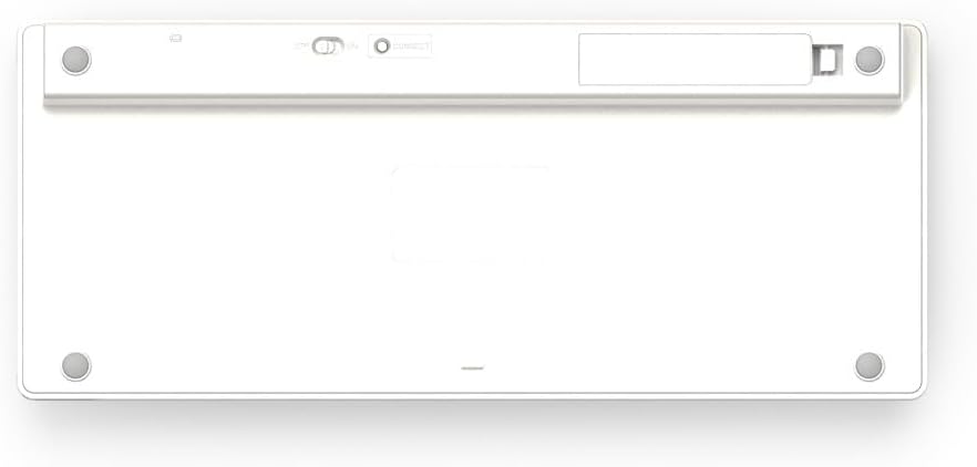 Hama Bluetooth Mini Tastatur Travel 400" für Tablets, kabellose Tastatur, QWERTZ DE Layout weiss Min