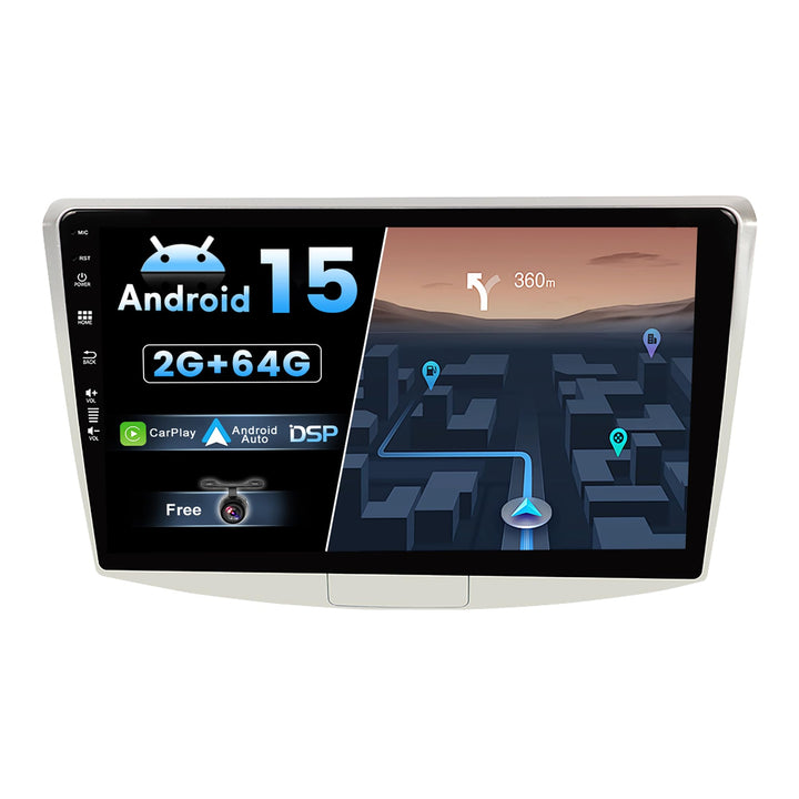 Android 15 Autoradio für Passat B6 / B7 Magotan/CC (2010-2018) - Eingebautes CarPlay Android Auto -