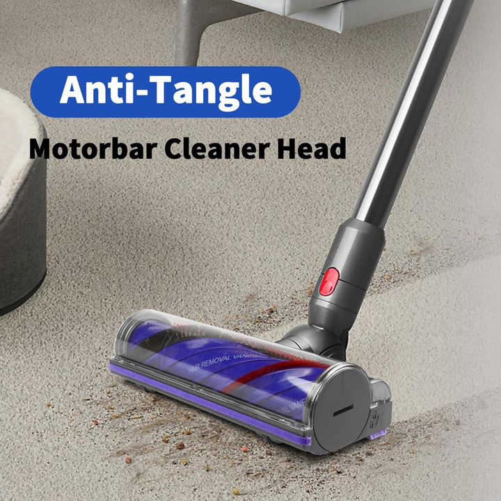 Verbesserter Anti-Verhedderungs Bodendüse, 50W Ersatz-Staubsaugerkopf Kompatibel mit Dyson V12 Slim,