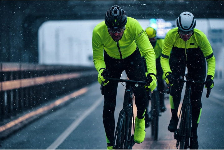 GORE WEAR M Windstopper Thermo Thermohandschuhe 10 Black/Neon Yellow, 10 Black/Neon Yellow