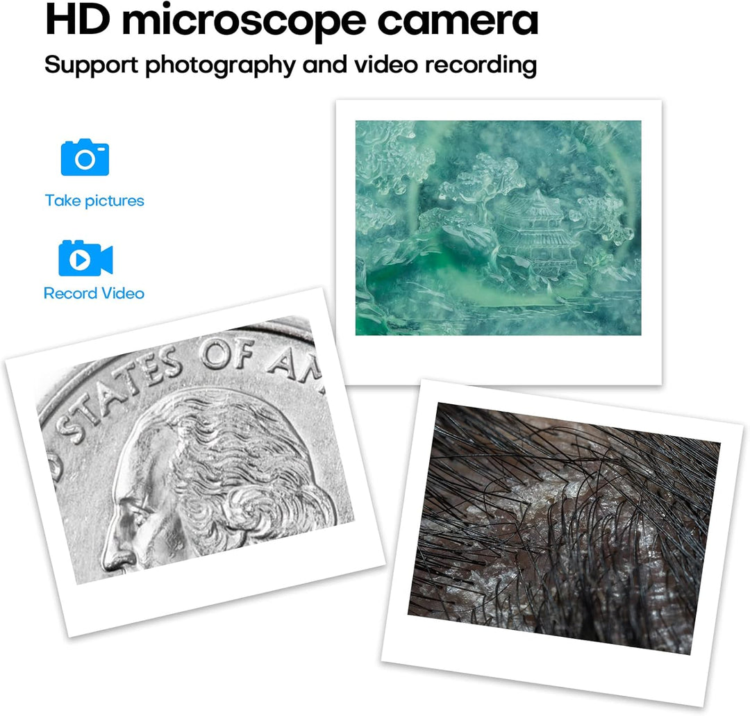 4K WiFi Digital Mikroskop Kamera für iPhone Android Telefon und Windows Mac PC, 3840x2160P drahtlose