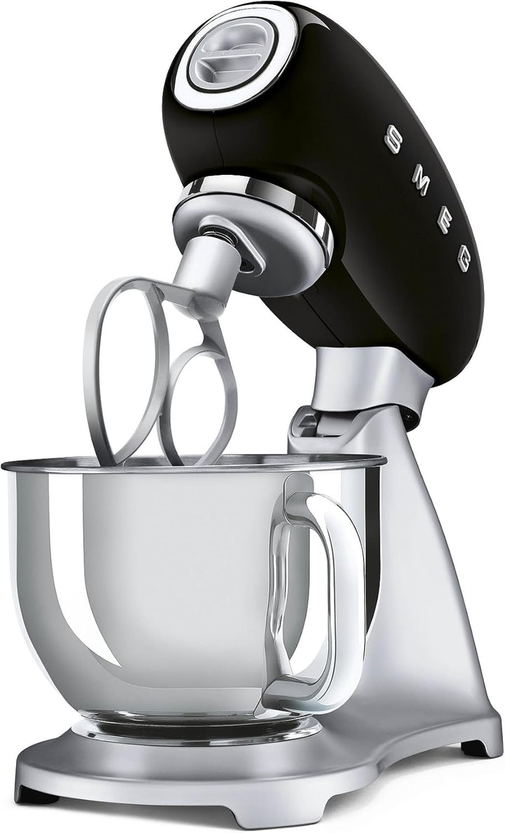 SMEG, SMF02BLEU Küchenmaschine, 10 Geschwindigkeitsstufen, Planetenrührwerk, Sicherheitsabschaltung,