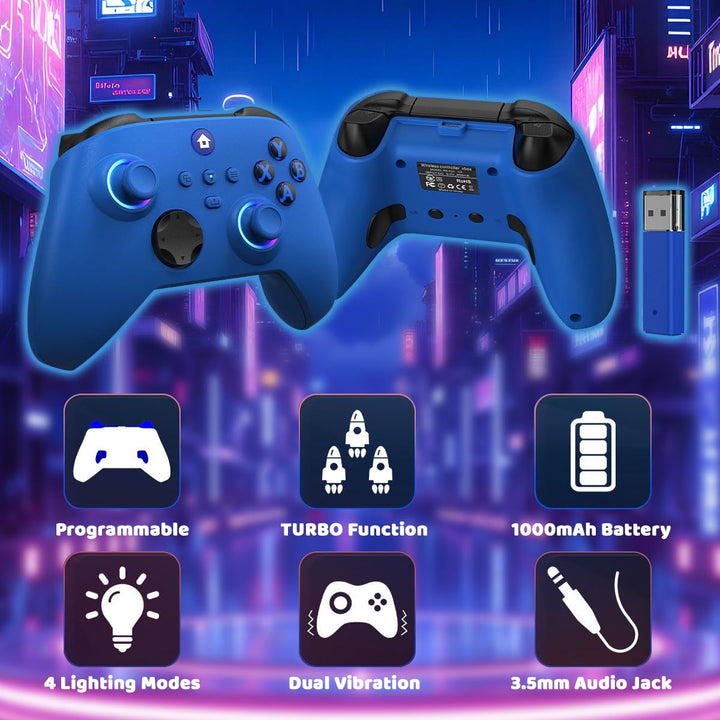 Lampelc Xbox One Controller, Xbox Wireless Controller für Xbox Series X&S/Xbox One/Elite/Windows 7/8