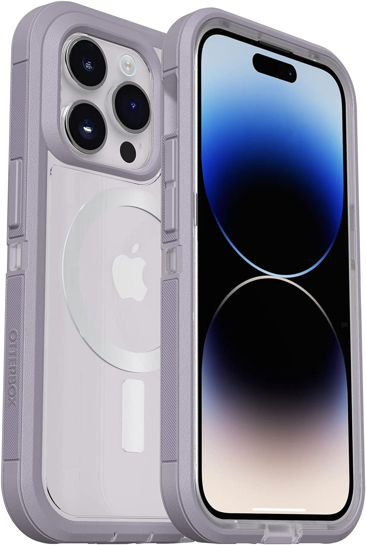 OtterBox Defender XT Clear Series für iPhone 14 Pro Max (nur für iPhone 14 Pro Max) – Lavendel Sky (