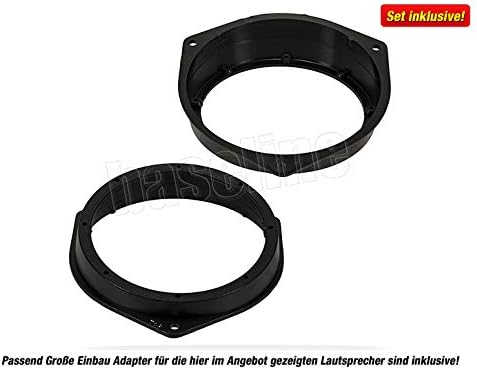 Mediadox Front/Heck 16,5cm/10cm Auto Lautsprecher/Boxen/Speaker Komplett-Set von JVC kompatibel für