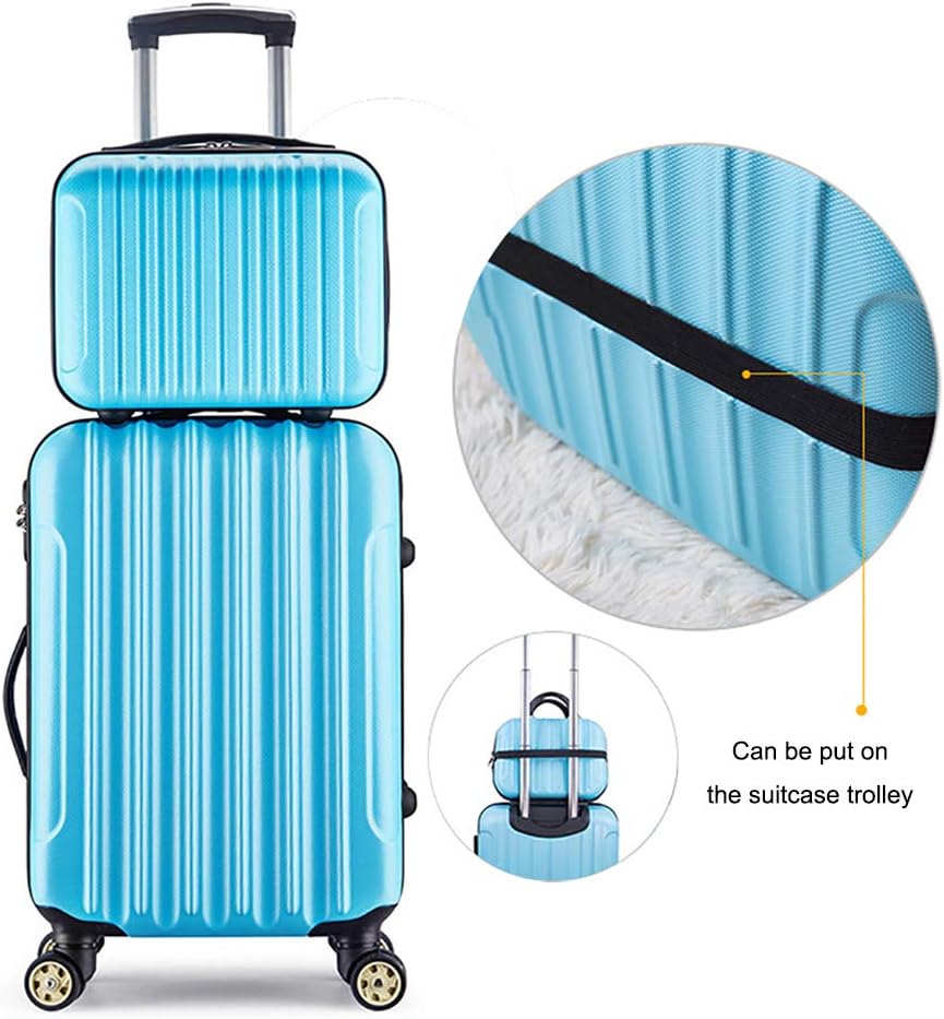 Kosmetikkoffer 32 x 14 x 23 cm, Kosmetikkoffer mit Gummiband und Reissverschluss, wasserdichter Mini