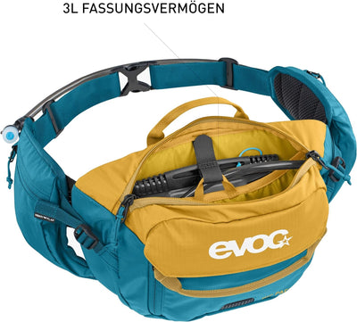 EVOC HIP Pack 3 und HIP Pack PRO 3 Hüfttasche Bauchtasche für Bike-Touren & Trails (3L Fassungsvermö