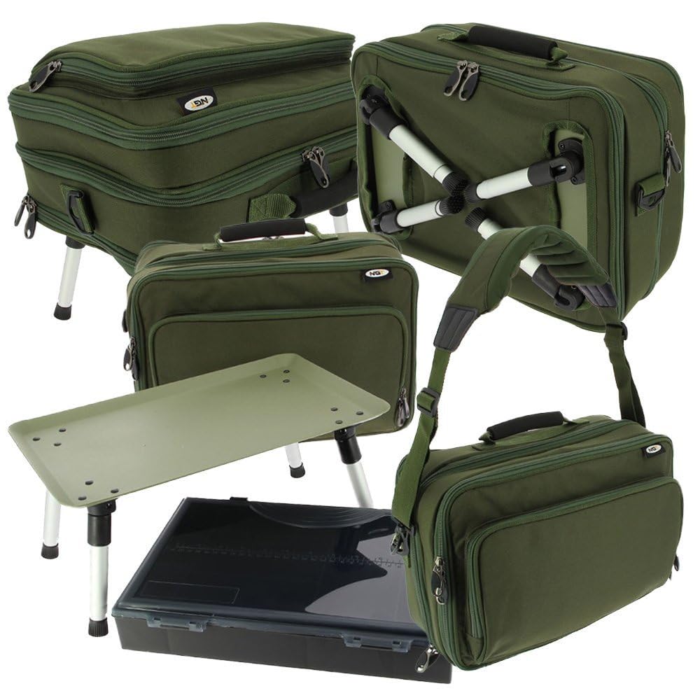 NGT Angeln Box Case Tackle Box Bag System Bivvy Table 612 Plus