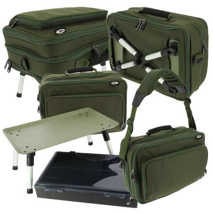 NGT Angeln Box Case Tackle Box Bag System Bivvy Table 612 Plus