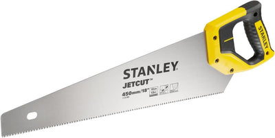 Stanley JetCut feine Handsäge 2-15-595 in 450 mm Länge – Säge für Holz, Kunststoff, Laminat – Mit Gr