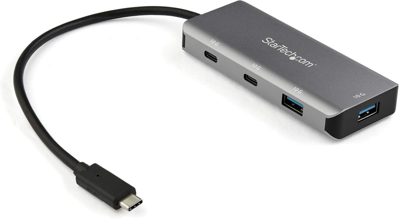 StarTech.com 4-Port-USB-C-Hub (10 Gbit/s, mit 2 x USB-A- und 2 x USB-C, mit 25cm Host-Verlängerungsk