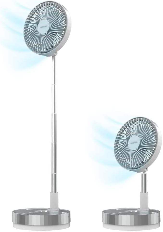 Cecotec - Teleskopventilator EnergySilence 800 FoldAir Portable Control 7200 mAh, Faltbar und telesk