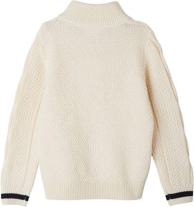 s.Oliver Junior Boy's Pullover, White (as3, Numeric, Numeric_140, Regular, beige, 140)