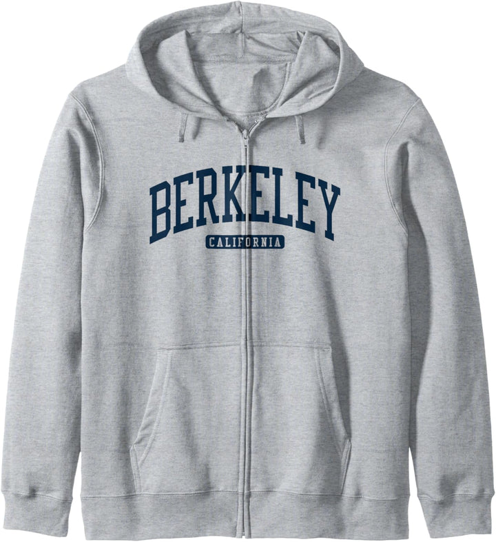 Berkeley California CA College University Style Marineblau Kapuzenjacke