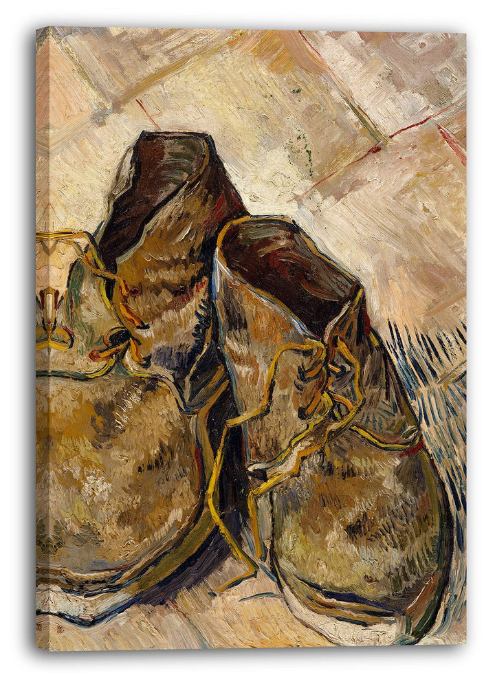 Printed Paintings Leinwand (40x60cm): Vincent Van Gogh - Schuhe 40x60 cm, 40x60 cm