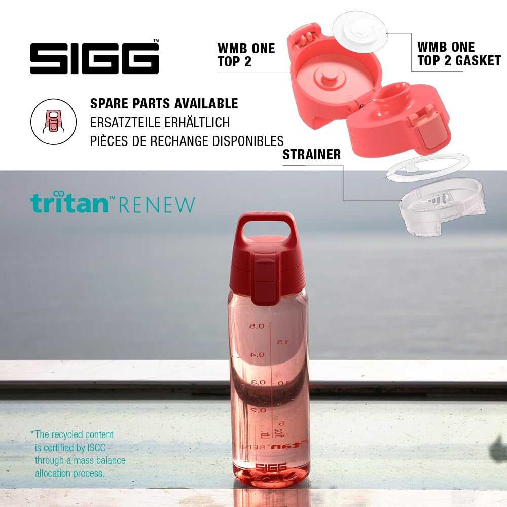 SIGG - Tritan Trinkflasche - Total Color ONE - Für Kohlensäurehaltige Getränke Geeignet - Spülmaschi