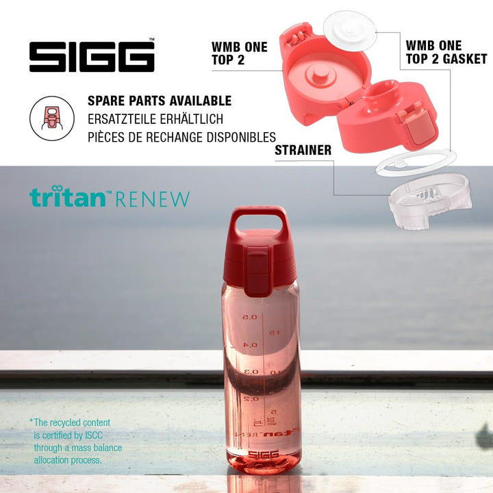 SIGG - Tritan Trinkflasche - Total Color ONE - Für Kohlensäurehaltige Getränke Geeignet - Spülmaschi