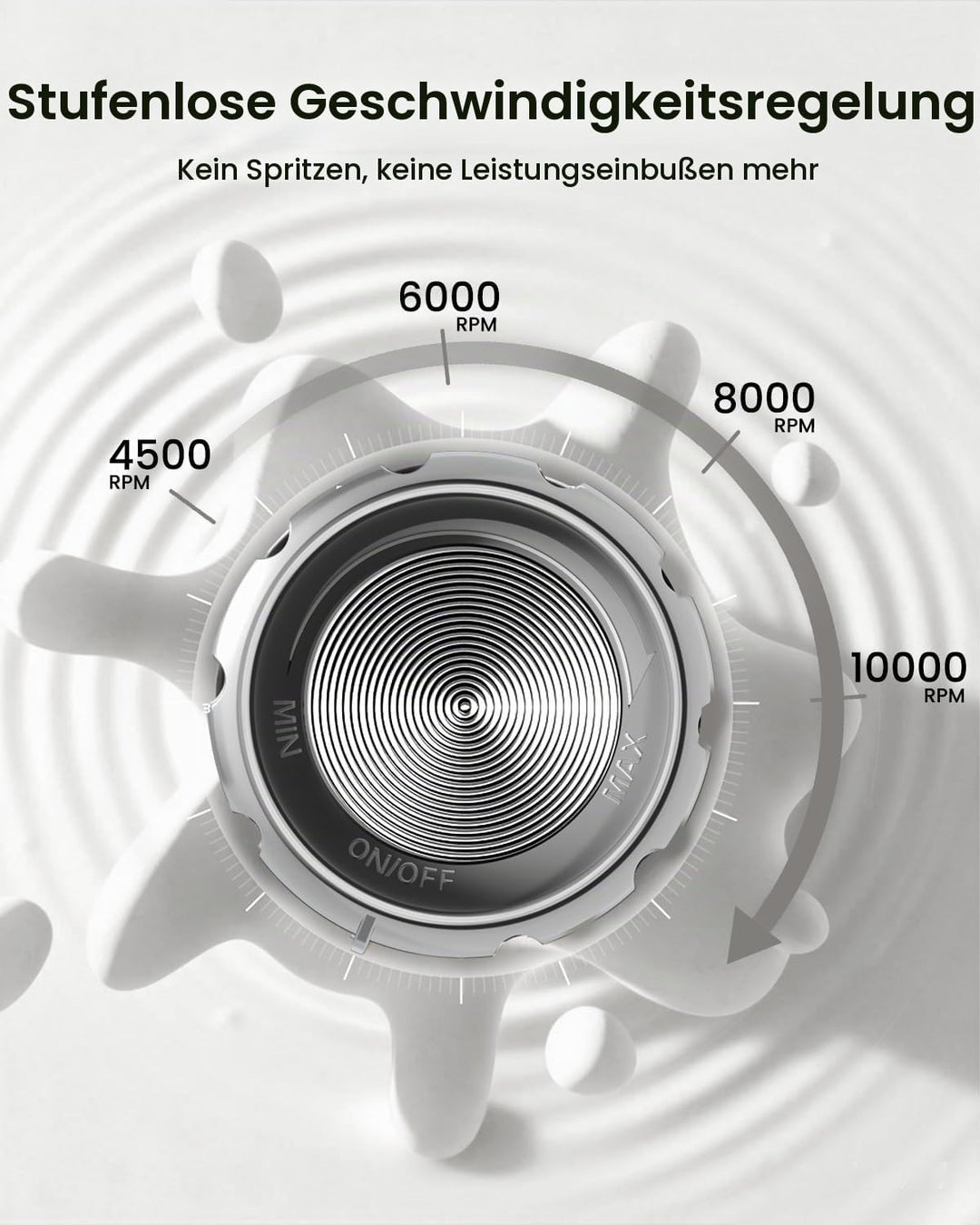Maestri House Barista-Qualität Milchaufschäumer, LunaFro Art Wiederaufladbarer Milchaufschäumer mit