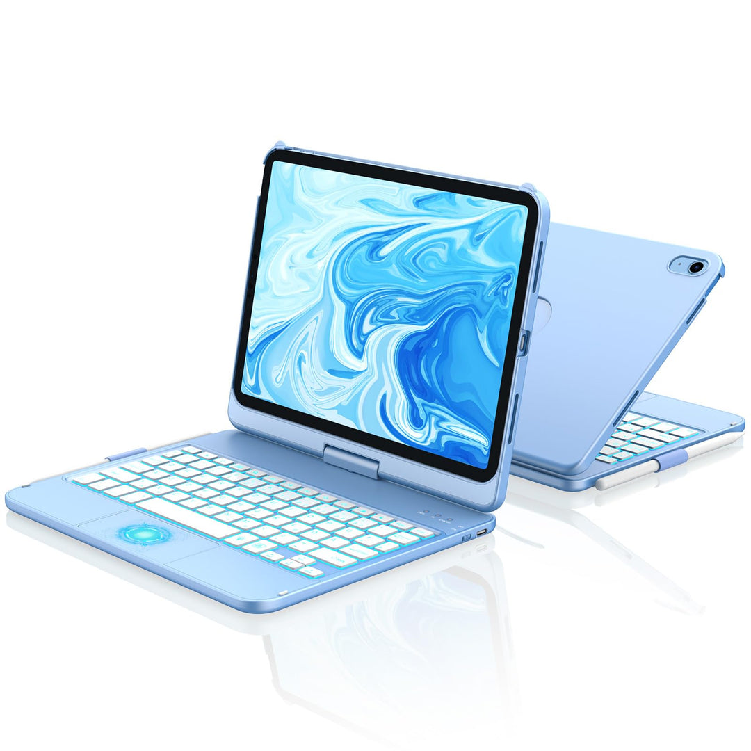 aMZCaSE für iPad 10. Generation 2022/A16 11.Generation 2025 (10,9/11 Zoll) Hülle mit Tastaturhülle,T