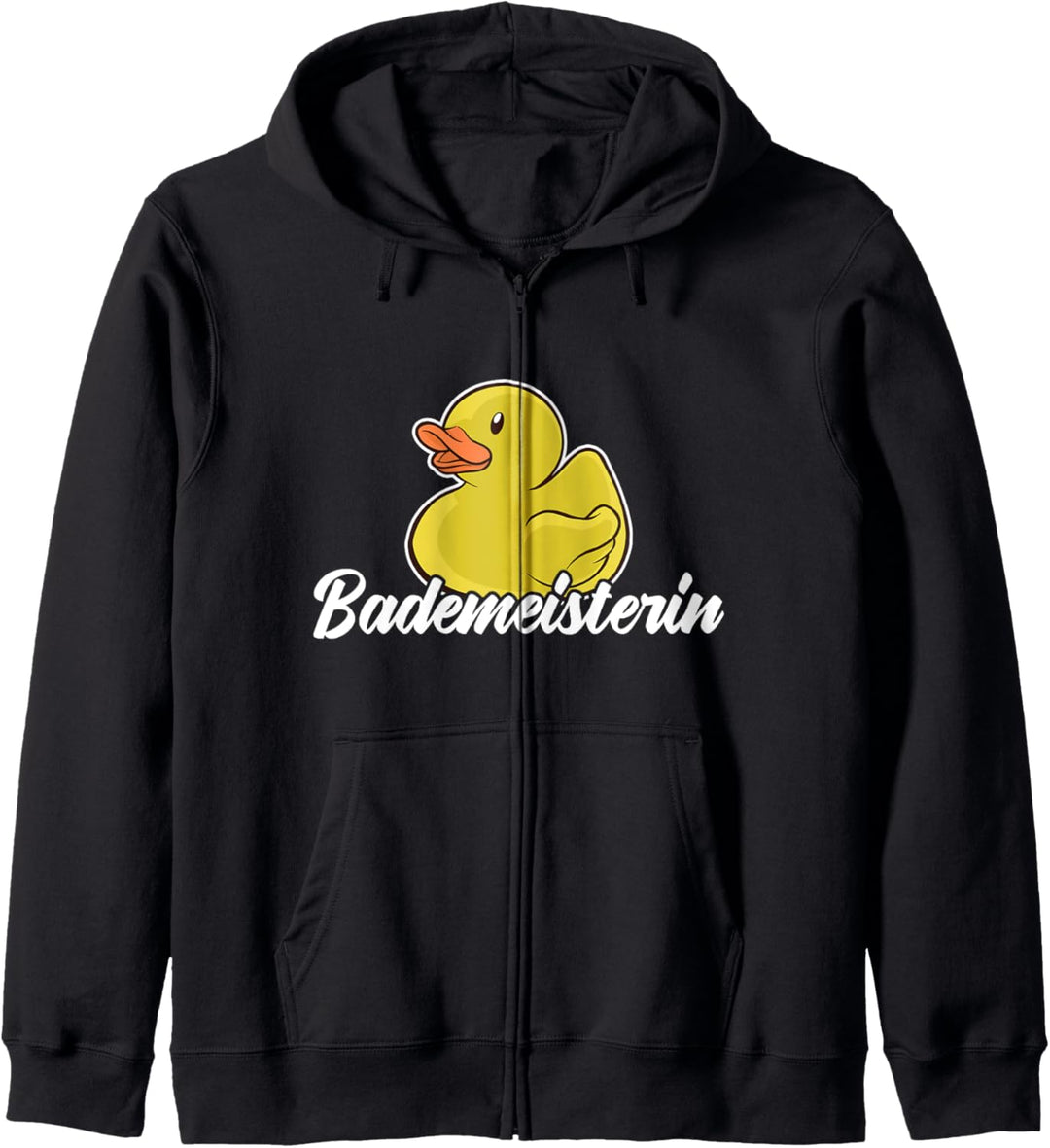 Bademeisterin gelbe Gummiente Damen Kapuzenjacke