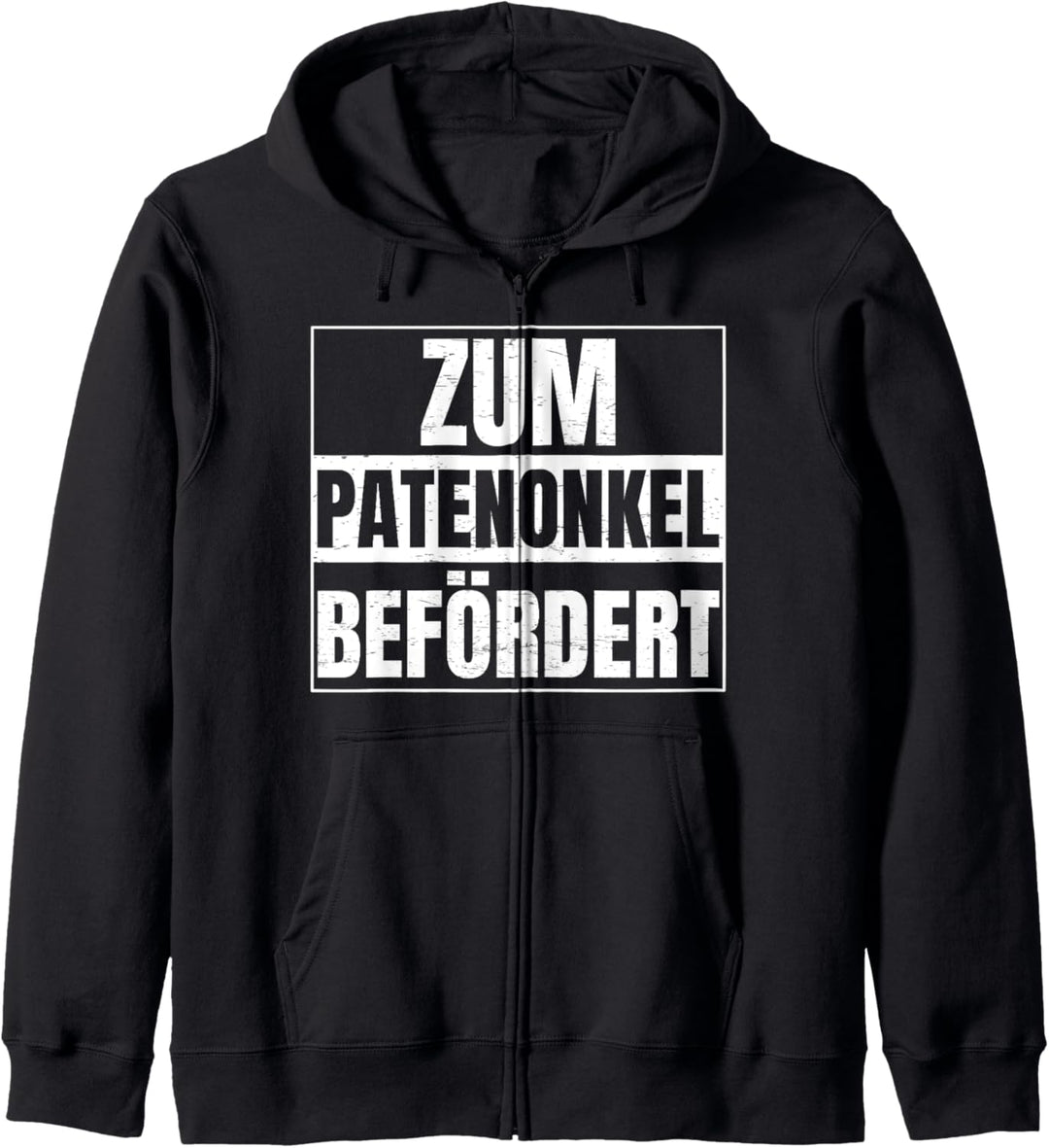 Zum Patenonkel befördert Geschenk für Patenonkel Kapuzenjacke