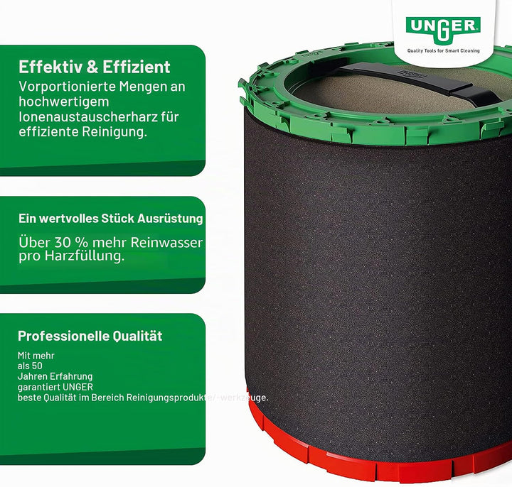 UNGER HydroPower Ultra Harz Packs für Filter S zur Reinigung von Grundwasser Resin Ersatzpack für Hy