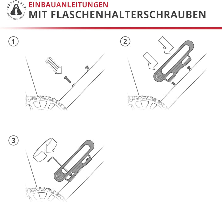FoldyLock Forever Fahrradschlosshalterung Tragetasche – ultraleichte Halterung für FoldyLock Forever
