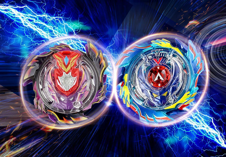 Valkyrie 8er Bey Kampfkreisel mit Handtasche Metal Fusion Blade Kreisel Set, mit Griff (Upgrade) 8in