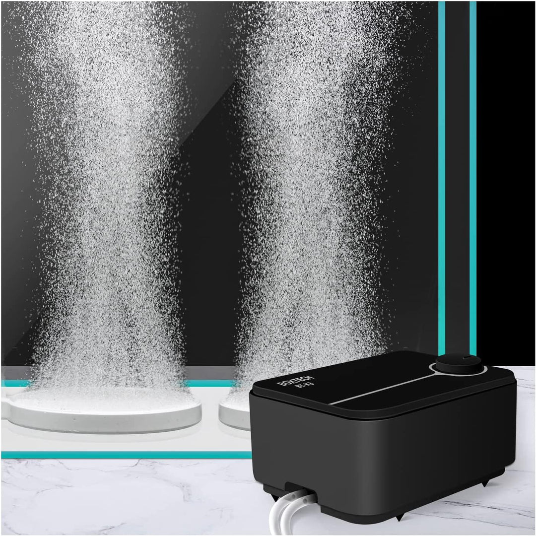 boxtech Ultra-Leise Luftpumpe für Aquarium, Die Luftpumpe kann die DREI Anforderungen erfüllen, leis
