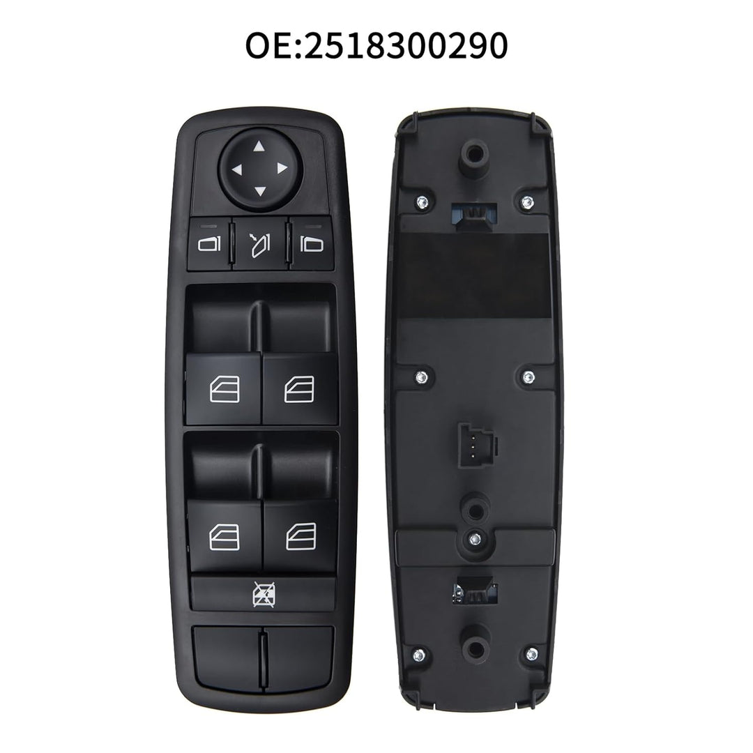 KAOLALI 2518300290 Fensterheber Schalter Fensterheber kompatibel für Mercedes Benz W164, GL320, GL35