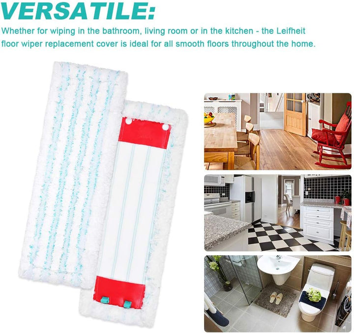 EasyMop 3 Microfibre Pads, Suitable for Professional XL Floor mop, Absorbent and Strong Cleaning Flo