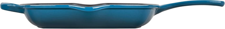 LE CREUSET Signature Gusseisen-Grillpfanne, Quadratisch, 26 cm, Für alle Herdarten inkl. Induktion g