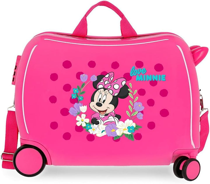 Disney Minnie Golden Days Kinderkoffer, 50 x 38 x 20 cm Kinderkoffer Fuchsie, Kinderkoffer Fuchsie