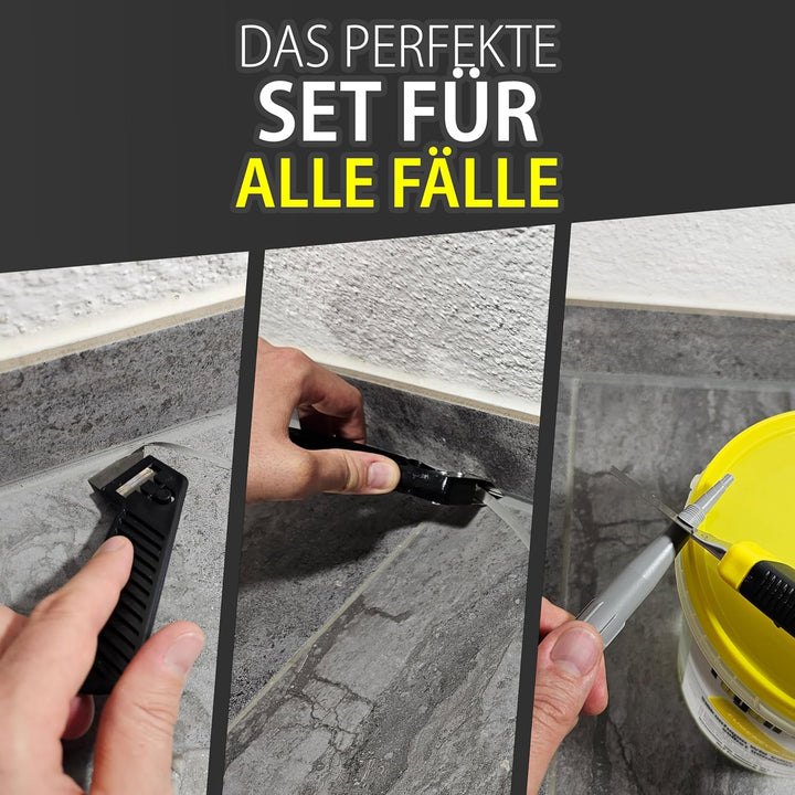 Das perfekte Fugenabzieher Set mit allem was du brauchst - Für Anfänger und Profis mit Anleitung (FU