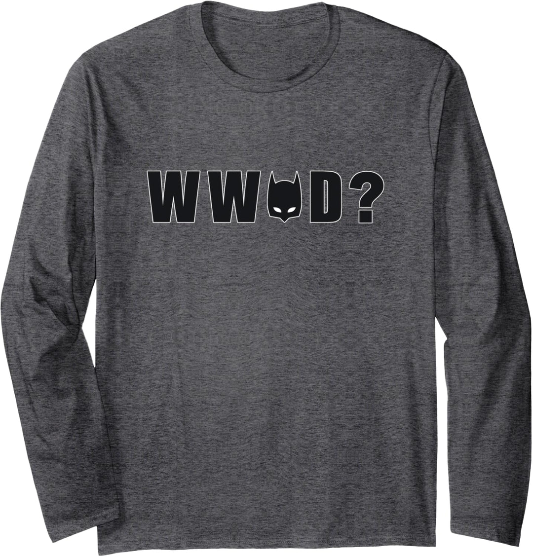 Batman WWBD Mask Langarmshirt