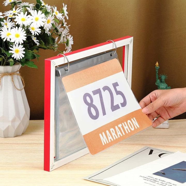 Race Bib Display Vinyl Protector Sheets Running Medaille Hanger Display Clear Protective Medaille Ho