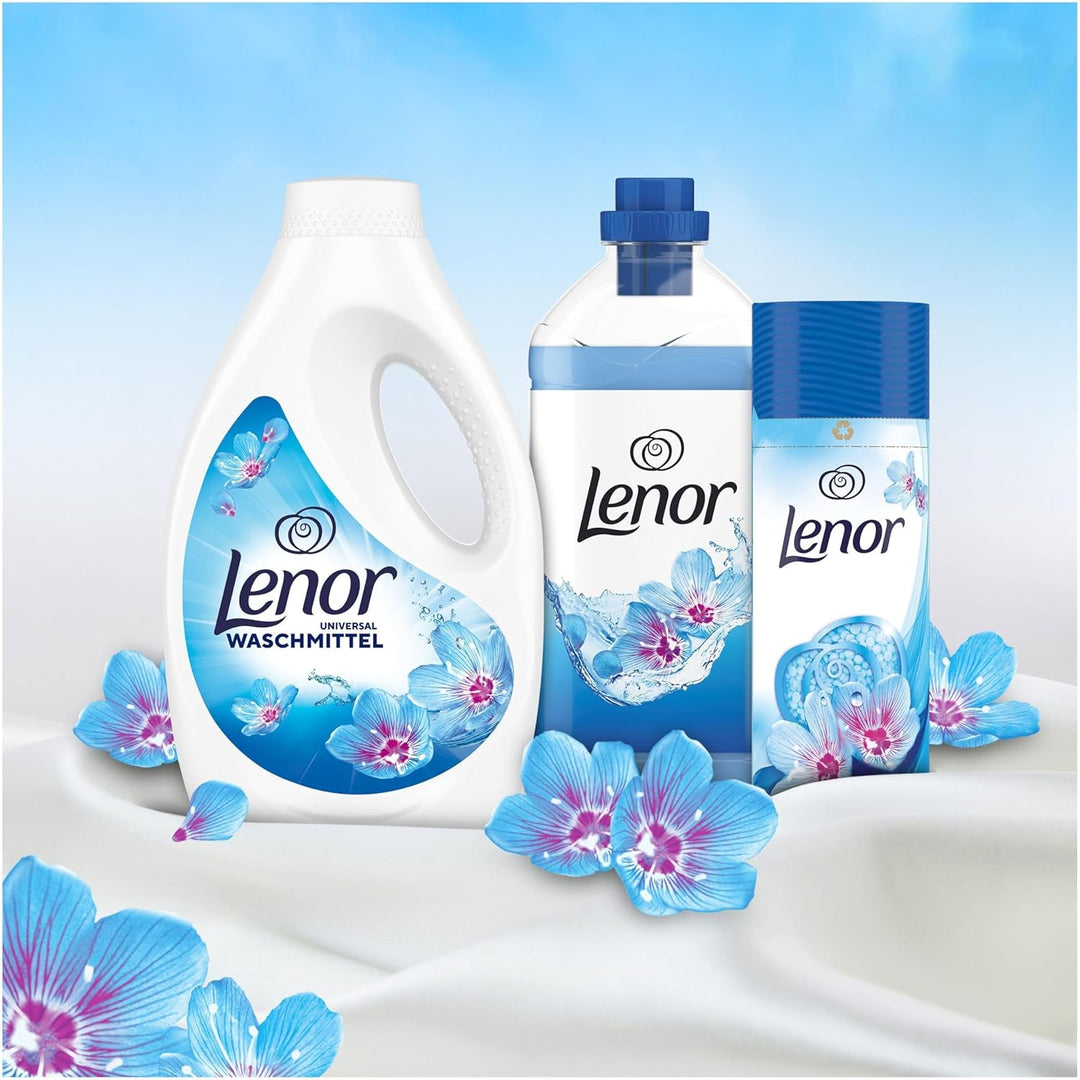 LENOR Universal Flüssigwaschmittel Aprilfrisch 25 Waschladungen, Tiefenreinheit auch bei Kaltwäsche
