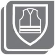 Elysee Warnschutz Latzhose"Colmar" Grösse, 1 Stück, 60, gelb/grau, 22738-60, 60