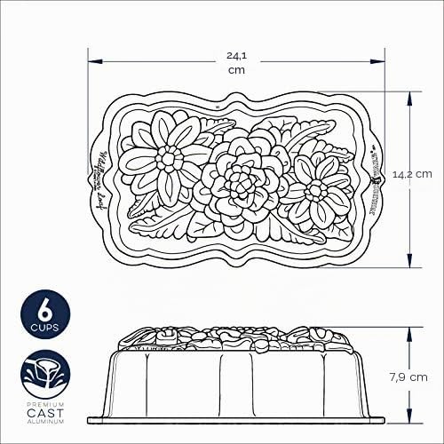 Nordic Ware NW 93148 Backform, Aluminiumguss, Kupfer 1,8l, 1,8l