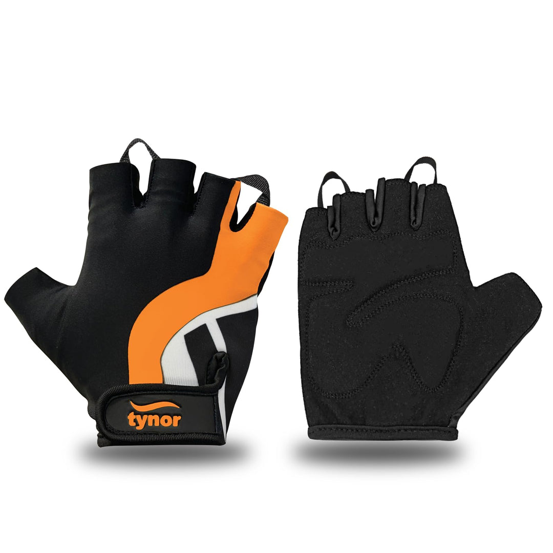 TYNOR Trainingshandschuhe fürs Fitnessstudio, gepolsterte Gewichtheberhandschuhe mit Handgelenksband