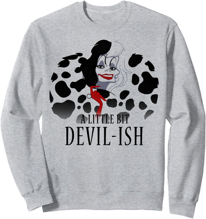 Disney Villains Cruella De Vil A Little Bit Devil-Ish Sweatshirt